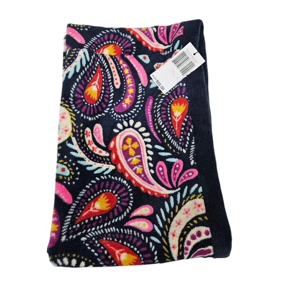 NWT Vera Bradley Painted Paisley Navy Fleece Infinity Scarf One Size Women's E44 - Picture 1 of 11
